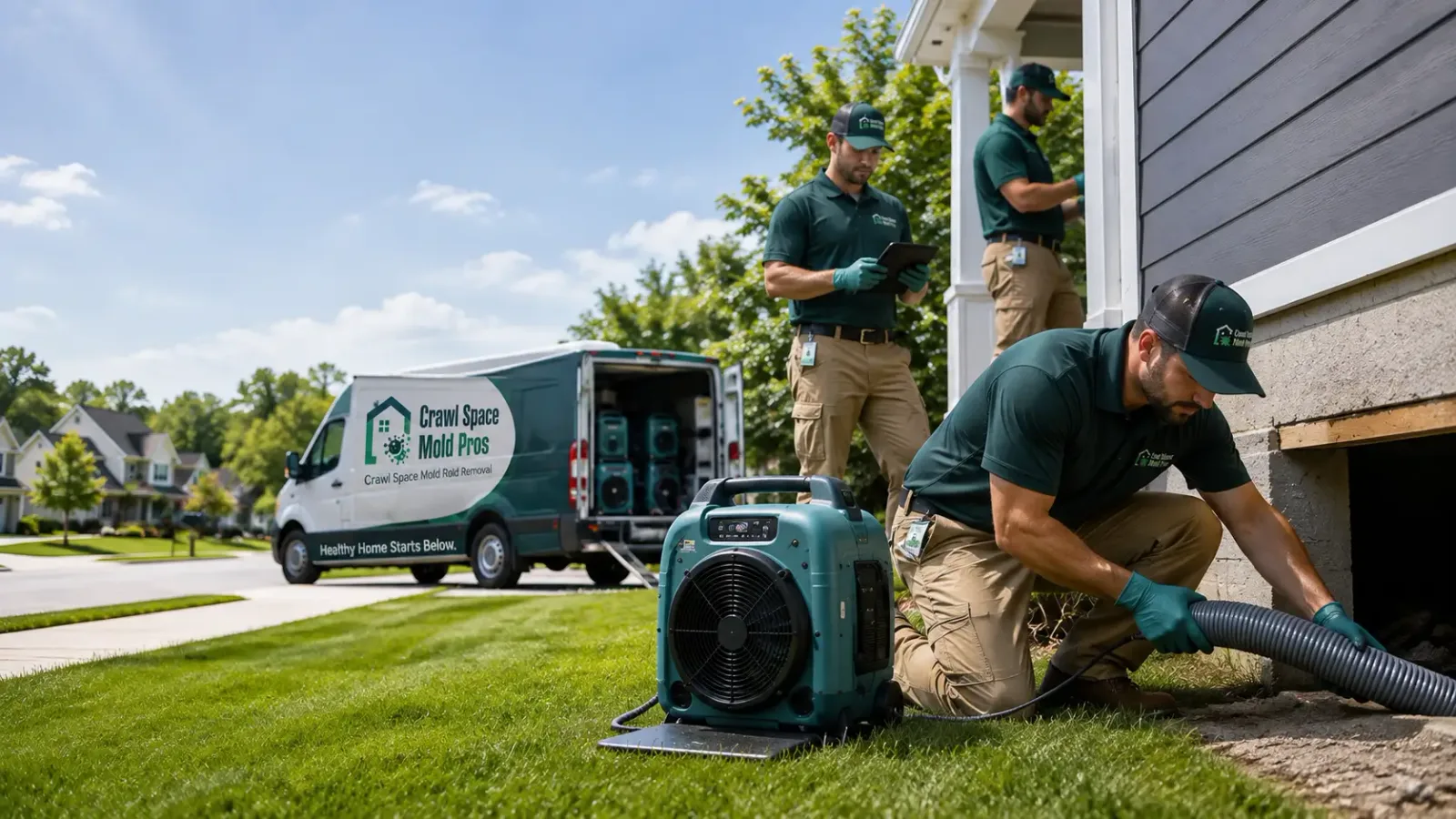 Crawl Space Mold Removal in Allen, NE